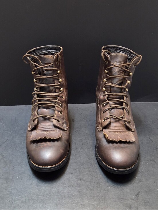 Ariat Shoes - Ariat Women’s Heritage Lacer Boots Brown Leather Size 6B Wingtip Western. 0236